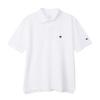 Champion Short Sleeve Polo Embroidered M C3-Z358Z Men's Shirt, 100% Cotton, Logo, Basic, White,