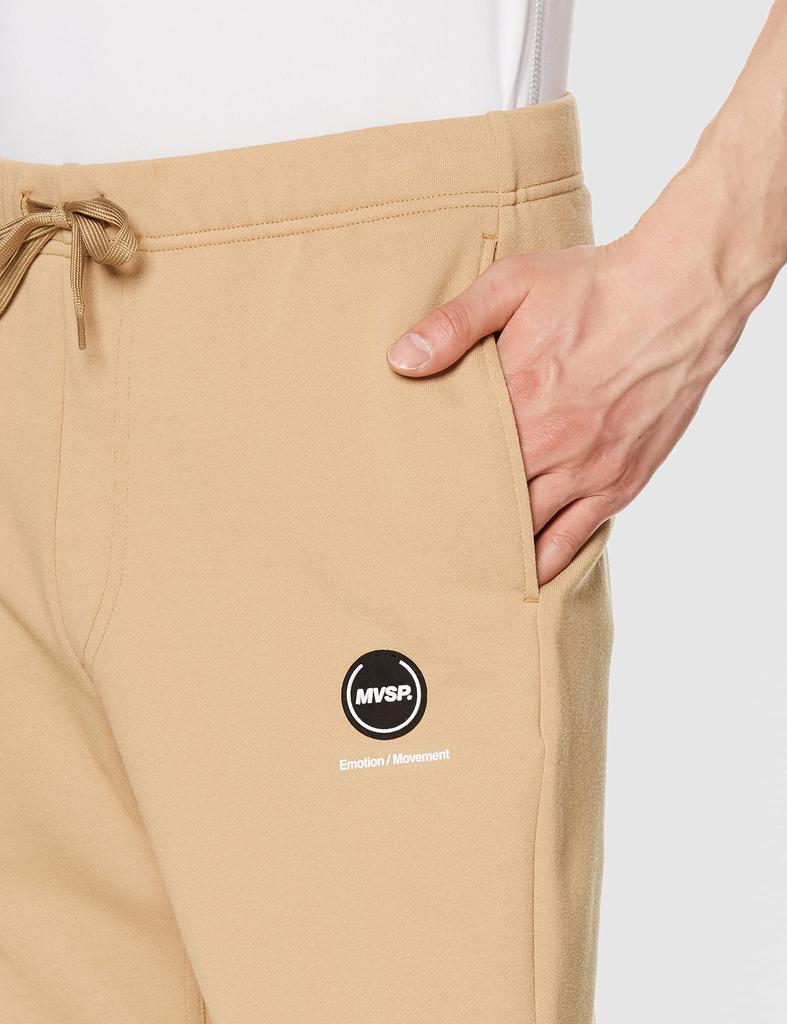 Длинные брюки Descente Sweat Tapered Jogger с карманом на бедре из флиса и эластичного хлопка для тренировок BG O [Move Sports] для мужчин