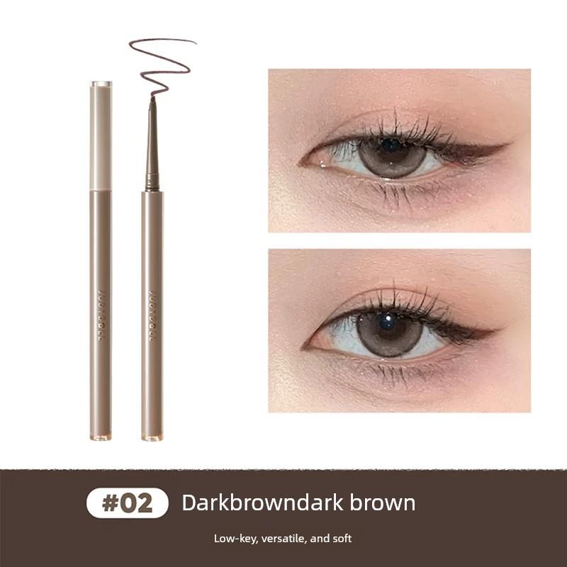 Judydoll Orange Duo Color Eyeliner Gel Pen Is Not Easy to Smudge, Waterproof, Sweat-Proof, Long-Lasting, and Natural-Looking