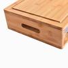 Multifunctional Wooden Cutting Board With 3 Drawers With Graters Gift