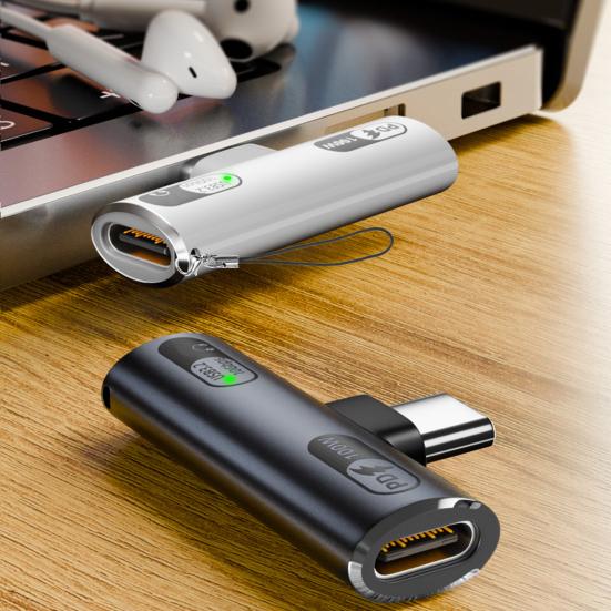 Адаптер для наушников типа C, аудиоразветвитель PD 100 Вт для Xiaomi, чип передачи данных 10 Гбит/с, микрофон, поддержка быстрой зарядки, USB-адаптер для Samsung