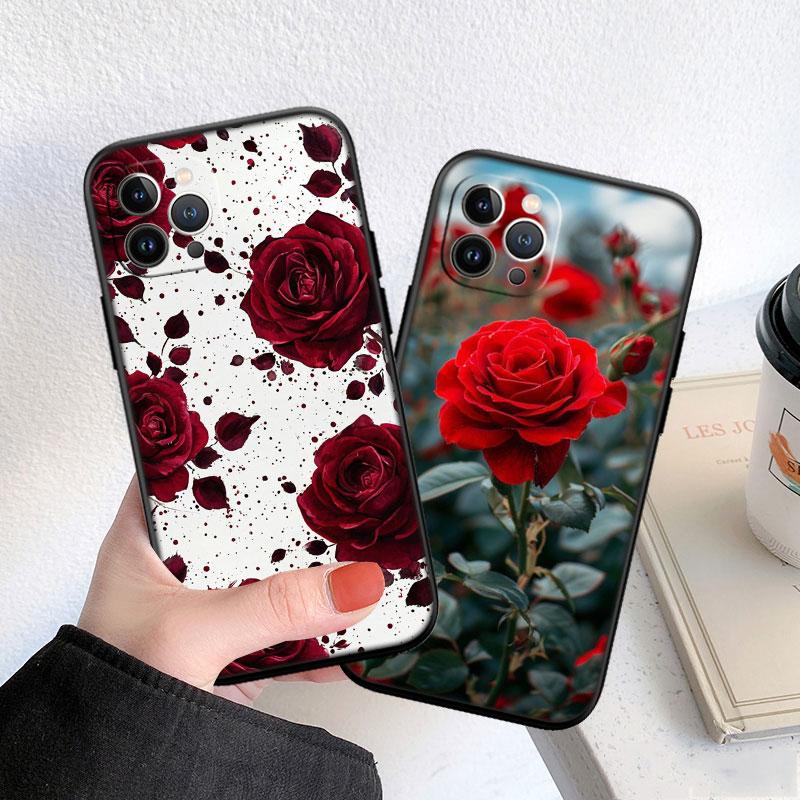 Красивый чехол для телефона с цветами роз для Motorola Moto Edge Plus G54 E14 G04S G45 G54 G64S30 S50 X30 X40 X50 Ultra Pro Power