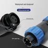 Yue Ling SP1310/1311 Self-locking IP68 Waterproof Aviation Plug Solder Connector