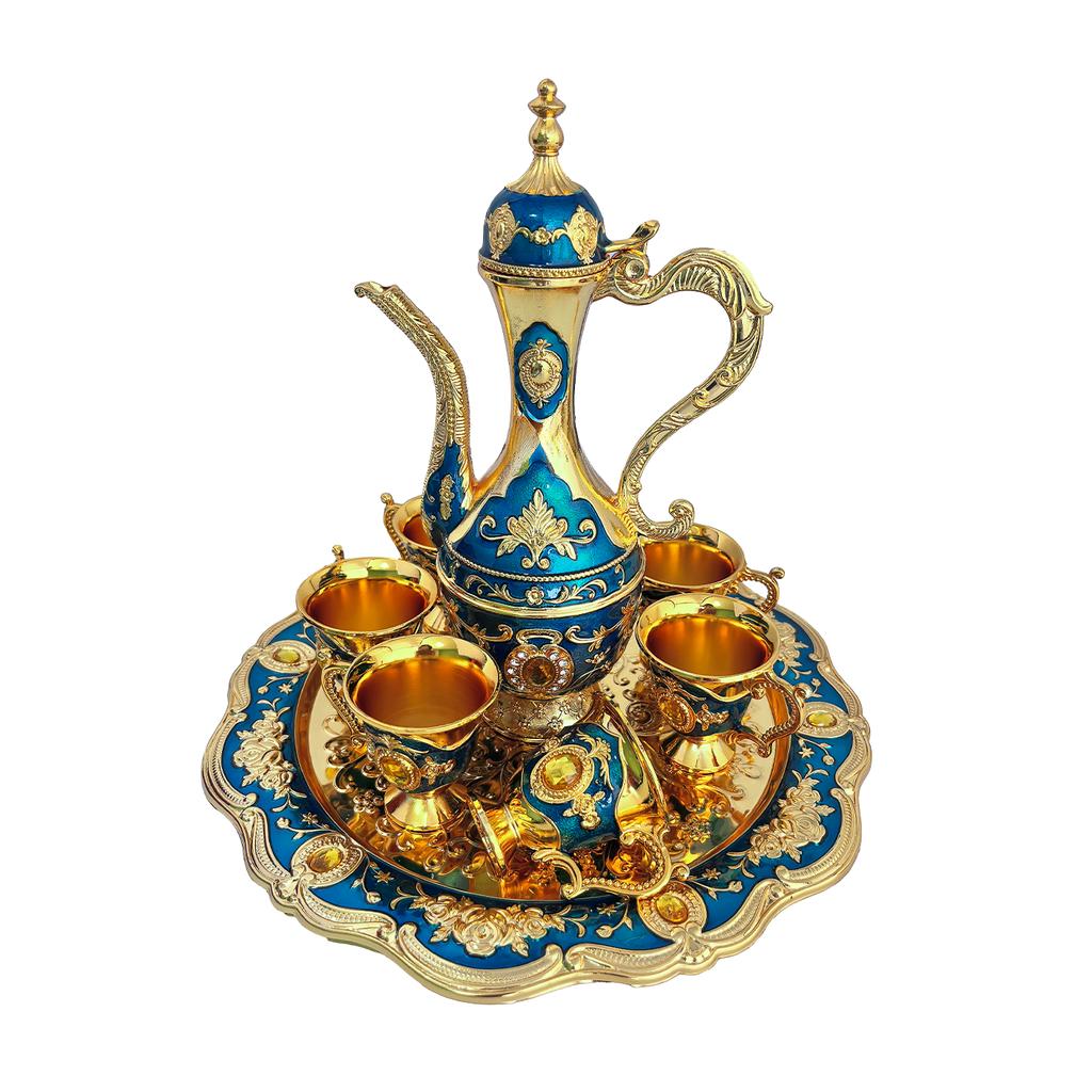 Ретро-дворцовый винный набор, для дома, свадьбы, праздничные принадлежности, металлический подарок, набор фляжек с украшениями, рождественский подарок, европейский стиль