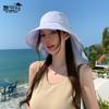8464 летняя складная сумка-шляпа уличная мода универсальная солнцезащитная шляпа женская с полями шаль солнцезащитная шляпа-ведро