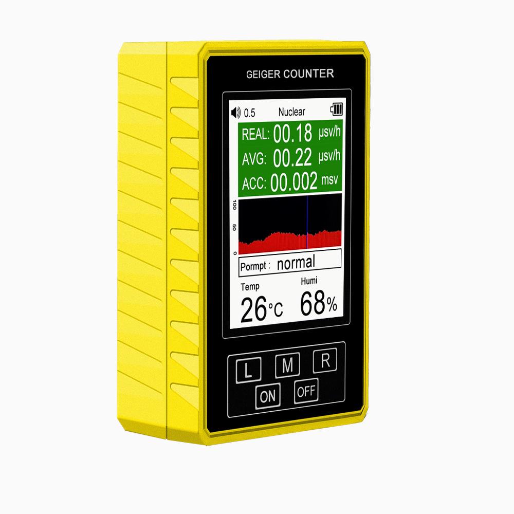 XR3 PRO BR-9C: 4-в-1 Детектор Geiger, Электромагнитного Излучения, Температуры и Влажности