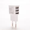 EU Plug 3 Ports Multiple Wall USB Smart Charger Adapter Mobile Phone Device 5V 2A Fast Charging for iPhone For iPad Portable