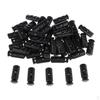 50 Pieces/Pack Plastic Double Hole Cord Locks Spring Toggle Clothing Pants