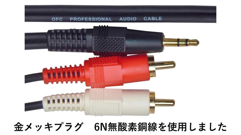 Стерео мини-джек на RCA красный белый OFC аудиокабель MST-3 (3m) 3,5