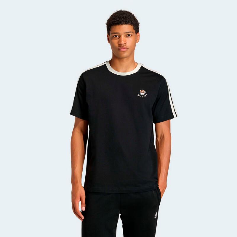Adidas Men's Striped Outdoor Short Sleeve T-Shirt