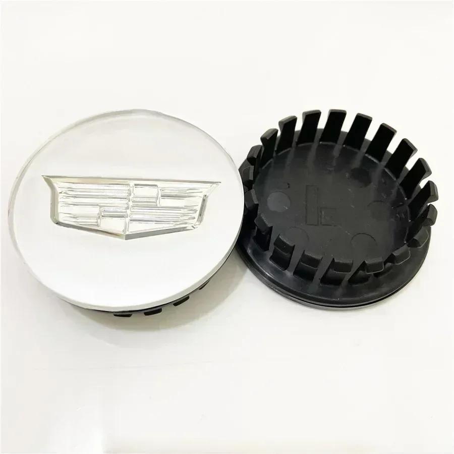 67mm Car Wheel Center Hub Cap Rim Cover Stickers for Cadillac CT5 STS XLR CT4 GT4 SLS SLR XT6 Escalade XT4 XT5 SRX XTS ELR BLS