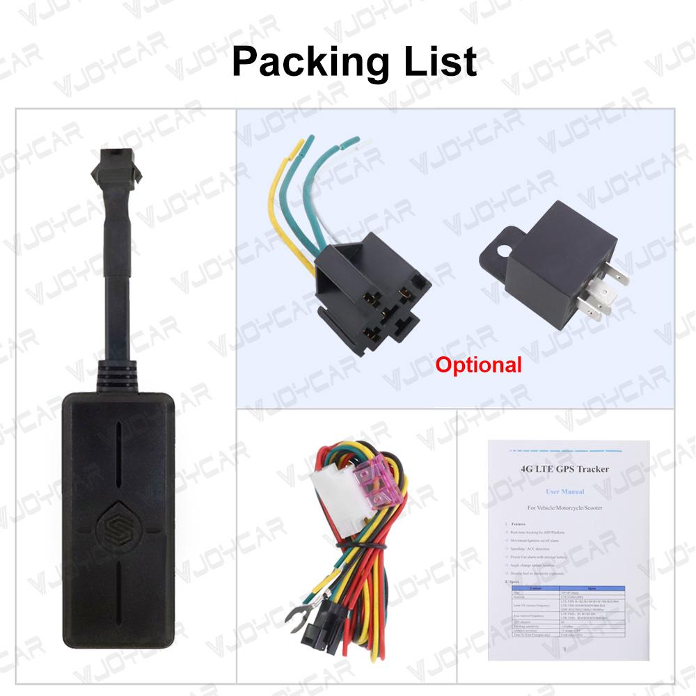 VJOYCAR Bike Gps Locator G900L 4g Wcdma Mini Electric Scooter Gps for Motorcycles Hidden Gps tracker for Scooter