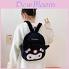 Плюшевый рюкзак Sanrio Kuromi для детей с расширяемым дизайном для школы