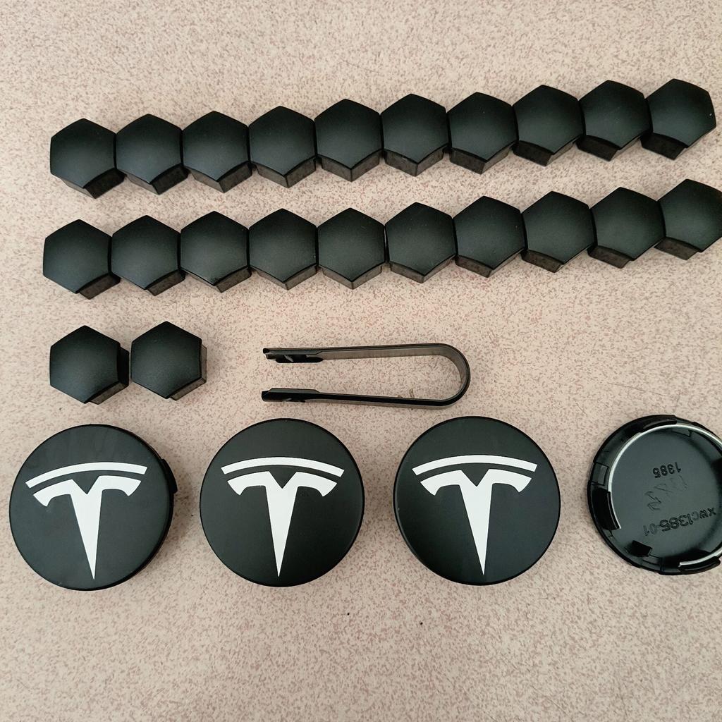 4PCS 25PCS 29PCS 56/57MM For Tesla Model3 /ModelY/2025 Model Y Juniper Sport Emblem Wheel Center Hub Cap Car Rims Cover Hubcaps