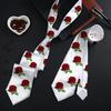 Blank Necktie Carnivals Necktie Do It Yourself Adjust Length Neck Tie for Shirt Sweater Decorative Adult Birthday Gift