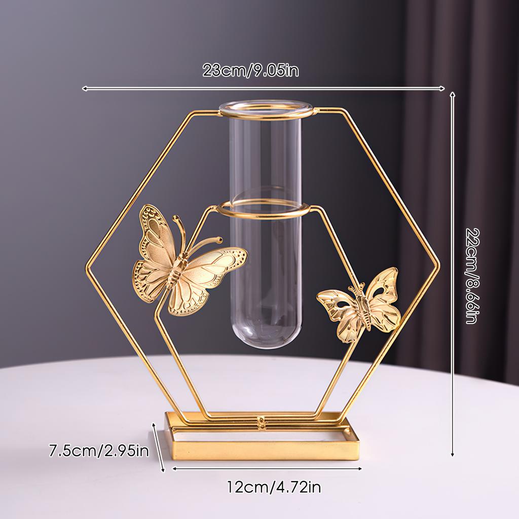 Nordic Hydroponics Vase Table Ornaments Minimalist Design Vase Simulation Flower Holder for Wedding Centerpiece & Home Decor