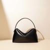 New Women's Bag, Leather Bag, High-end Niche Portable Shoulder Messenger Bag