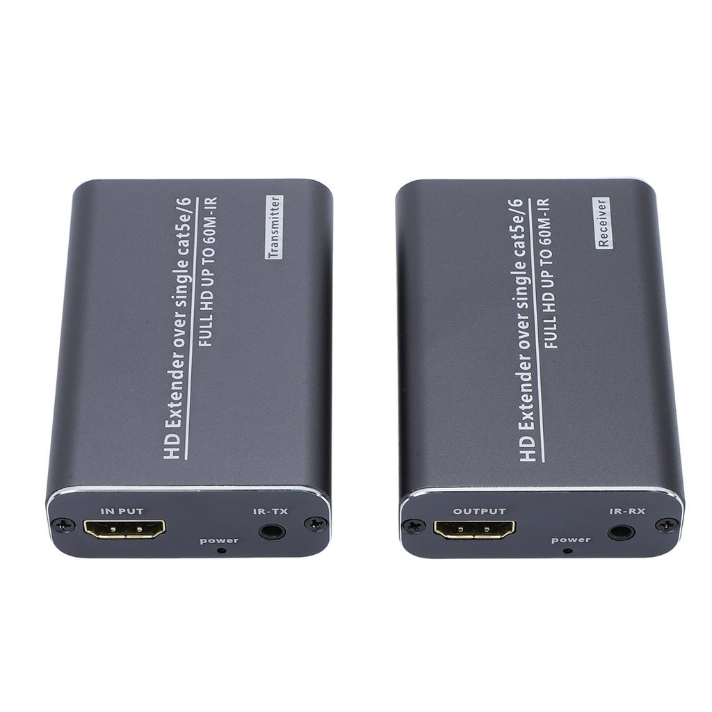HD Multimedia Interface Extender Kit Infrared 60M HD Multimedia Sound Video Transmitter for Home The