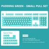 129Key General Pudding PBT Keycaps Two-color Injection OEM Translucent Keycap for 61/62/68/84/87/104/108/980k Mechanical Keyboar