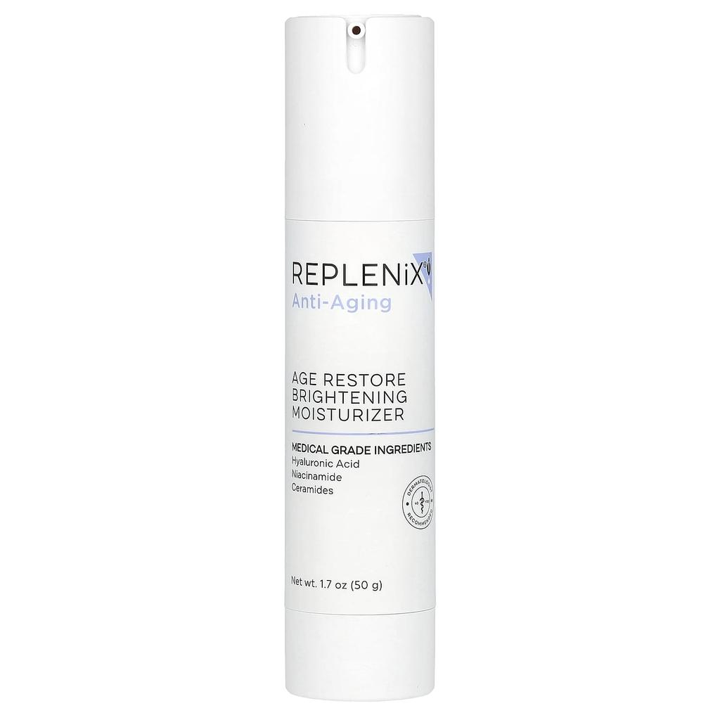 Replenix Age Restore Brightening Moisturizer, Fragrance-Free, 1.7 Oz (50 G)
