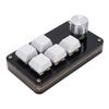Programmable Macro Keyboard 5 Keys 1 Knob Wired Connection Hot Swappable Custom Macro Keypad for