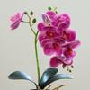 Artificial Potted Plant Faux Moth Orchid Bonsai Desktop Artificial Potted Phalaenopsis Flowers for Home Dining Table Office Desk Decoration