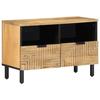 VidaXL TV Cabinet Brown 70x33x46 Cm Solid Mango Wood, TV Bench, Hi-fi Cabinet, Entertainment Center, TV Sideboard, 4017721
