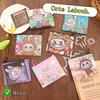 Labubu Coin Purse Mini Bag, Children's Card Bag, PU Portable Headphone Bag, Carry On Small Storage Bag KTY