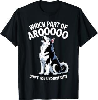 Adorable Husky Graphic Tee for Men, Women, and Kids - Perfect Gift!