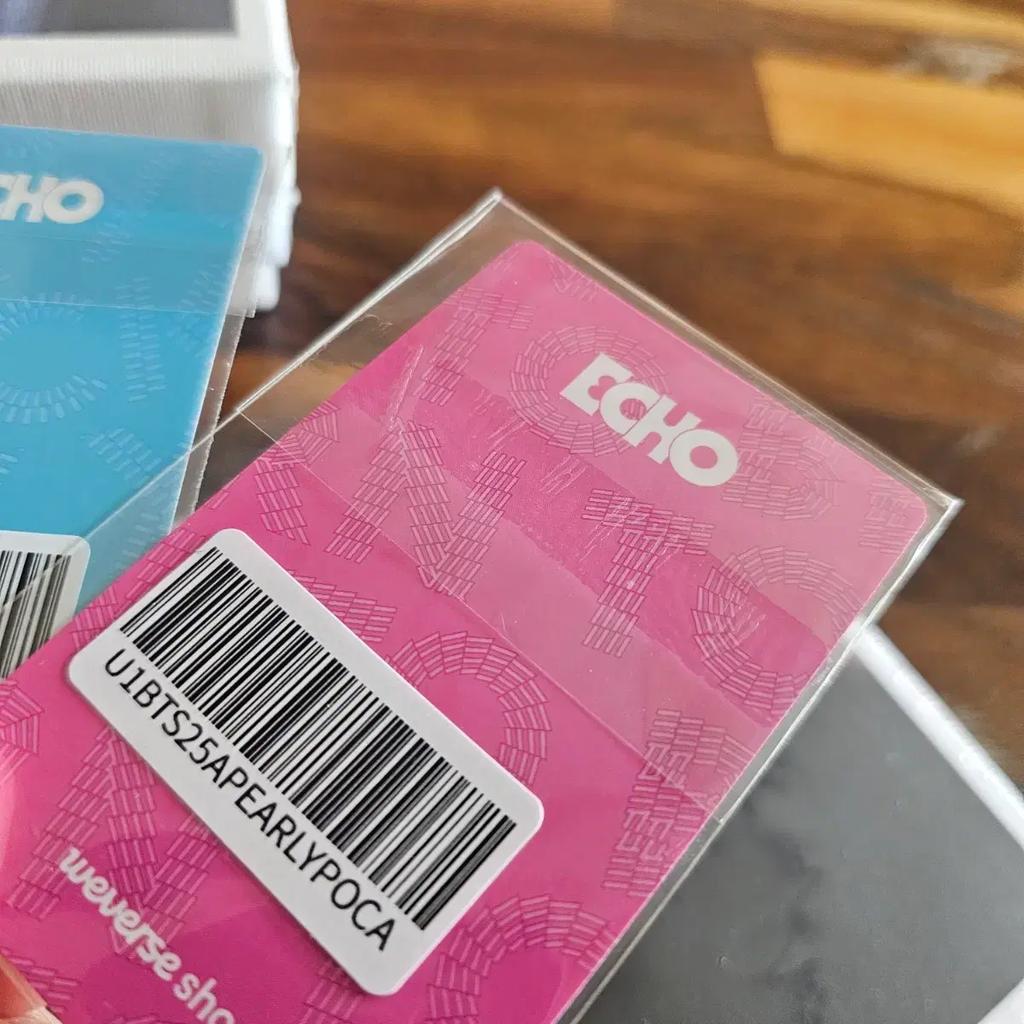 BTS (2 bonus Poka cards included/unopened) Ishizu ECHO album set Used