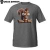 Angry Squirrel Coffee T-Shirt | Grumpy Rodent Humor | No Talkie Mood Tee