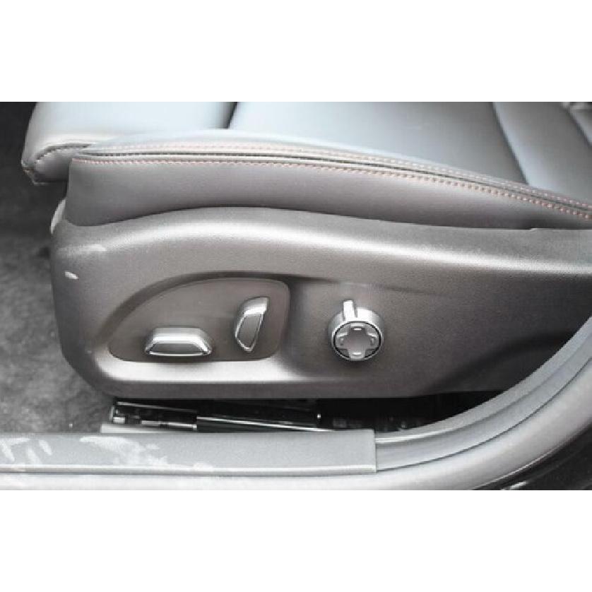 Панель кнопок ручки регулировки сиденья 2 шт. для Cadillac CT4-V CT4 Silver Steel 20-