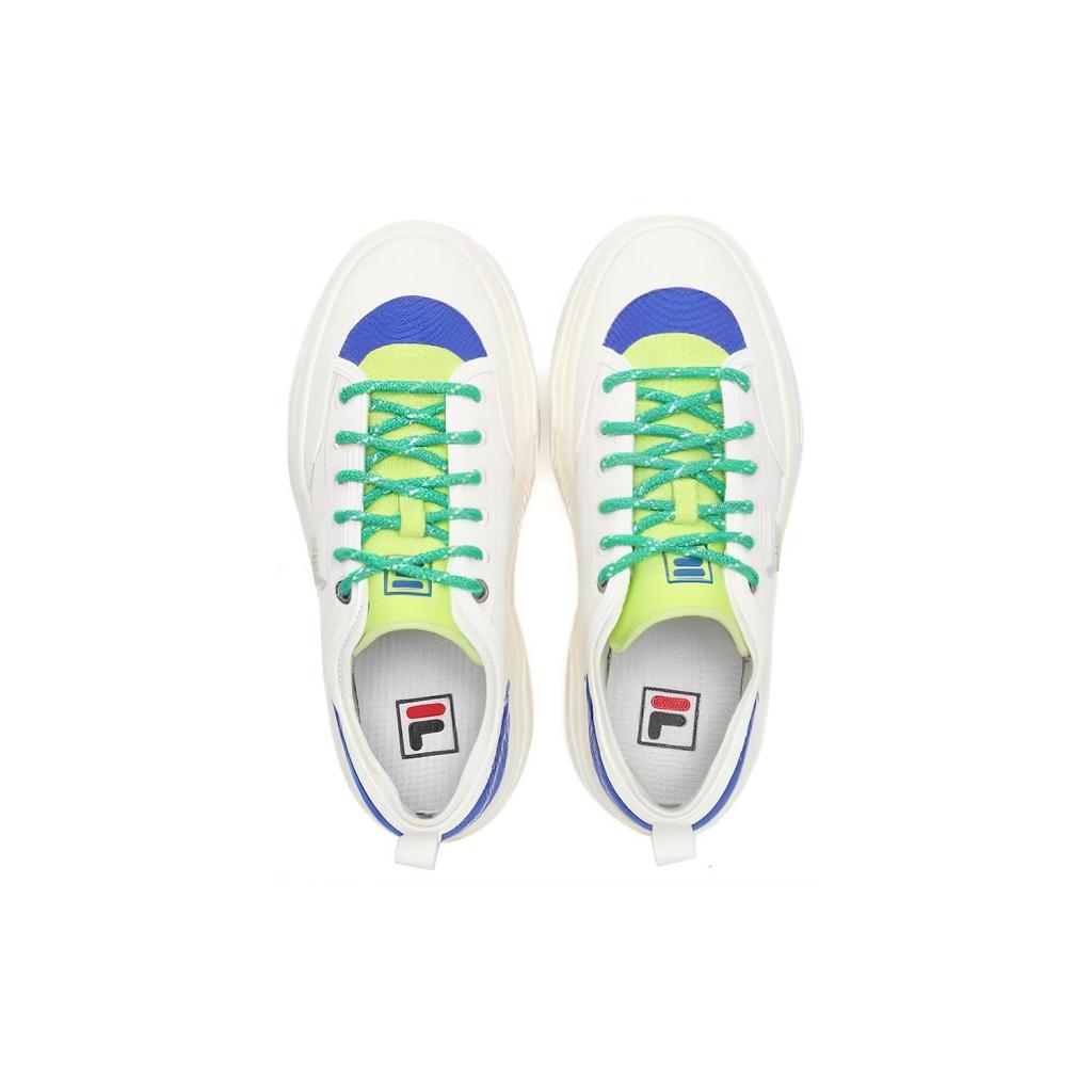 Fila Рок Удобные Универсальные Легкие Низкие парусиновые туфли Женские кроссовки Белые Синие Зеленые F12W421301FMD