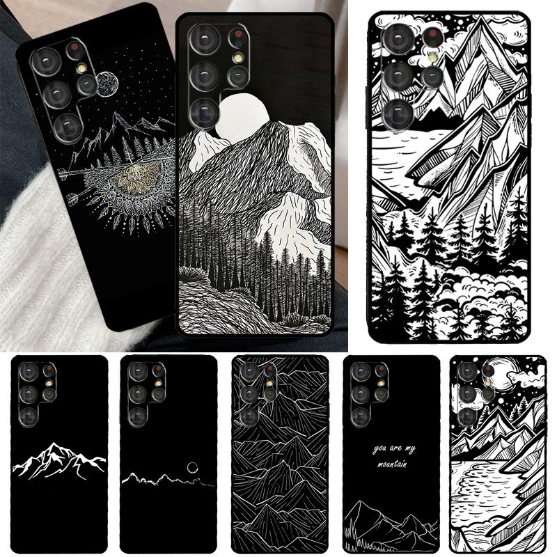 Природа горные вершины для Samsung Galaxy S22 Ultra S21 S20 FE S8 S9 S10 Note 10 Plus Note 20 Ultra чехол для телефона