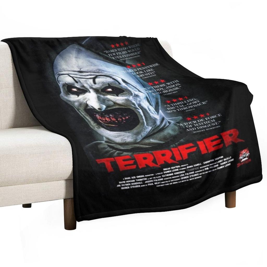 Плед-одеяло TERRIFIER Роскошный дизайнерский для декоративного дивана Летнее постельное белье Пледы