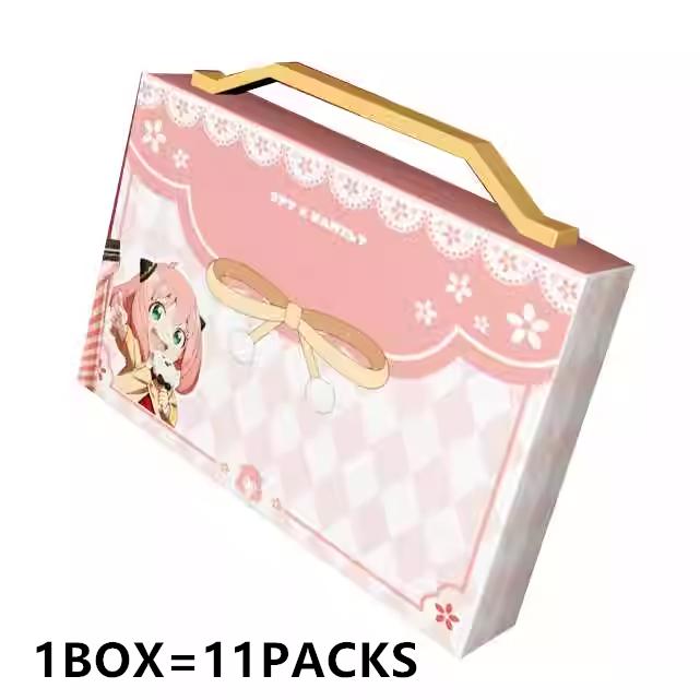 Hot Anime SPY×FAMILY Collection Cards Anya Forger Becky Cute Exquisite Damian Diamond Inlaid Cards Children Christmas Gifts Toys