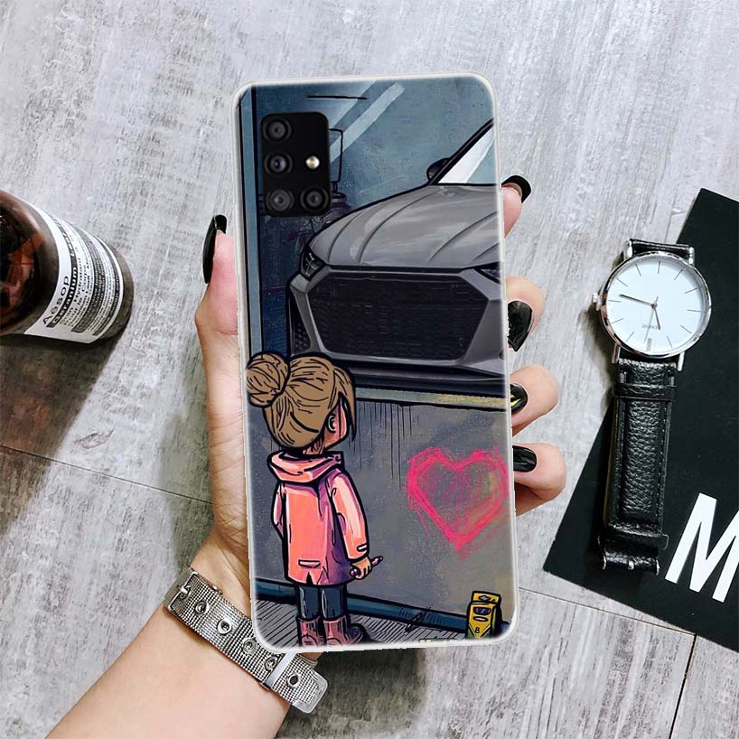 Чехол для телефона Boy See Sports Car Jdm Drift для Samsung Galaxy A52 A53 A12 A13 A22 A23 A32 A33 A72 A73 A42 A02S A03S 5G A50S C