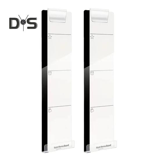 Компьютерная доска для сообщений, магнитный монитор, доска для заметок, держатель для липких заметок с самоклеящимися металлическими полосками, настольные аксессуары