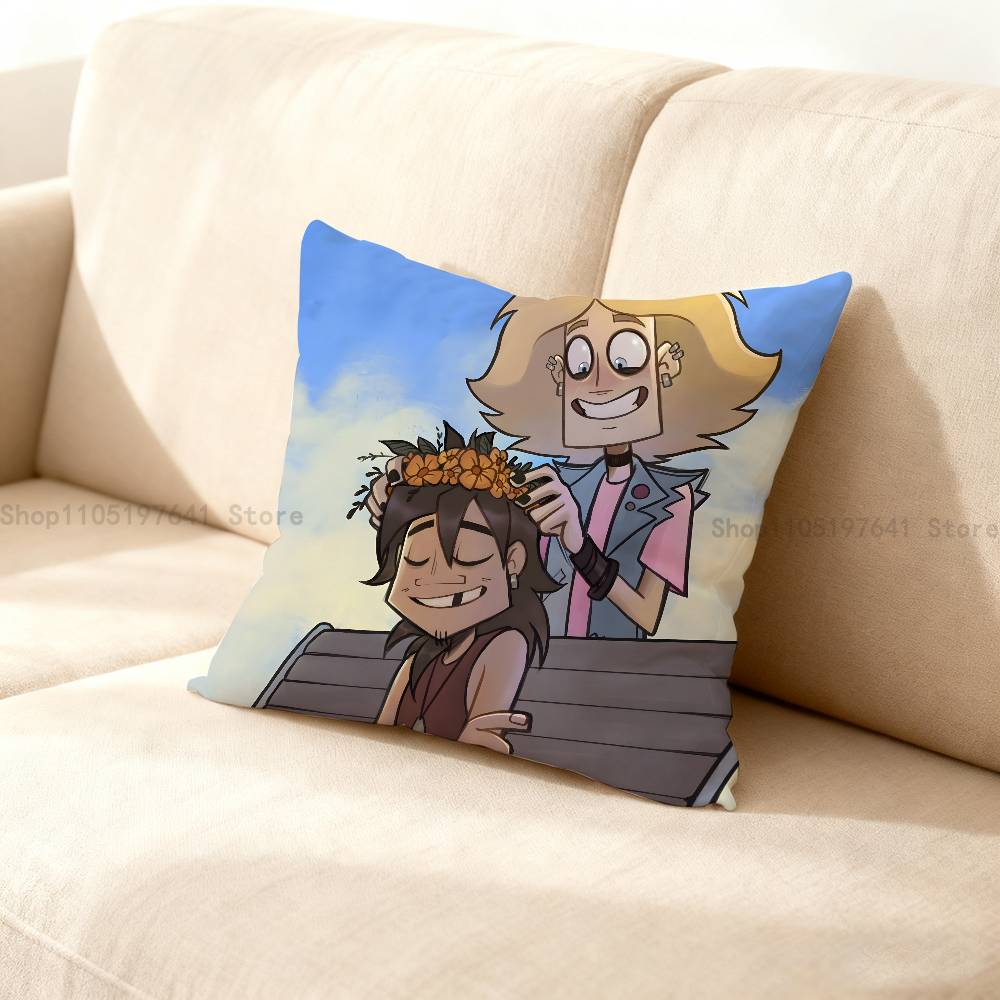 Cool Art Metal Family Dee Pillow Case For Sofa Decor Car Office Room Printing Cushion Cover Decorations And Protector