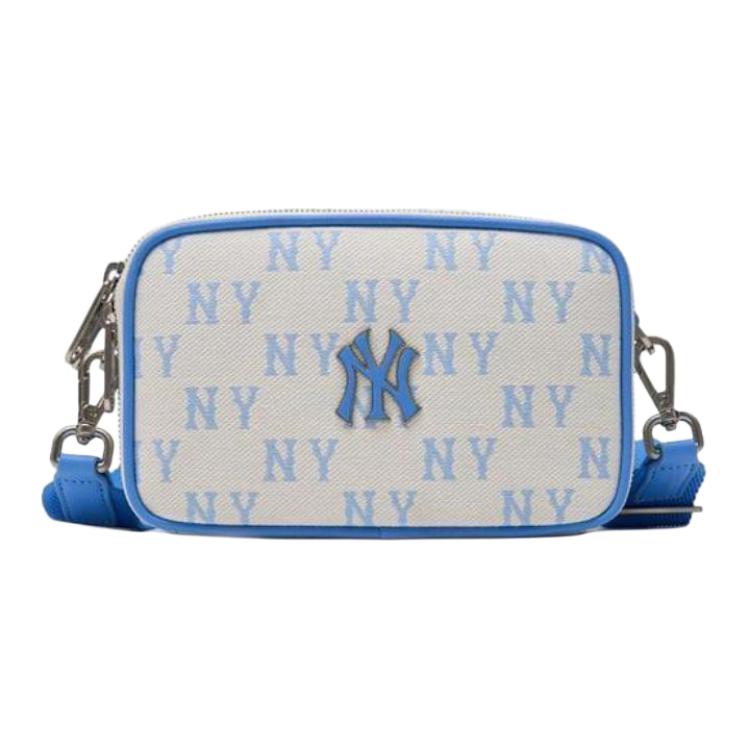 New MLB Polyester Shoulder Bag Crossbody Bag Regular Unisex Dark Sky Blue 3ACRS014N-50SBD