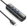 USB 3.0 концентратор, 4-портовый USB-хаб, USB-разветвитель, многопортовый удлинительный кабель данных для ПК, клавиатур, ноутбука, принтера, мыши, USB-адаптер