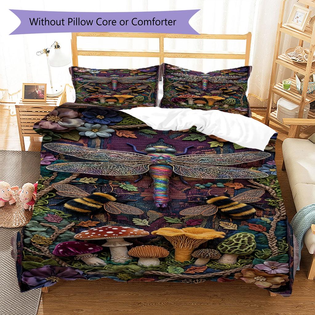 Mellow Feeling Bedding Quilt Set Quilt Cover Pillowcase Home Decoration Birthday Gift (1 * duvet cover + 2 * pillowcase, without core)