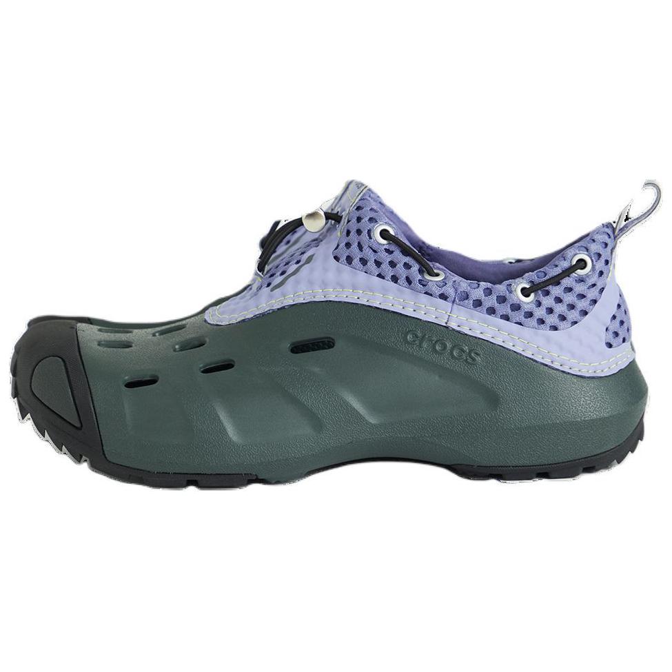 Marmot X Crocs Round-toe Comfortable Hole Shoes Unisex Purple Green