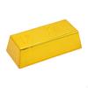 Fake Gold Bar Table Decoration Pretend Play Doorstop Film Prop Golden Brick for Halloween