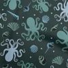 Cotton Flex Black Fabric Sea Diy Clothing Quilting Fabric Print Fabric By Yard 40 Inch