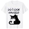 Футболка Black Cat I Was Told To Check My Cattitude для мужчин и женщин, топы, забавная футболка, футболки с коротким рукавом, летняя брендовая футболка