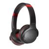 Audio-Technica ATH-S220BT BRD Headphones Bluetooth Wireless Headphones [Up To 60 Hours of Playback, Fast Charging, Low Delay Mode, Multi-point Compati