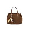 Daks Misty Flower Brown Flower Charm Nylon Tote Bag Dcba6f535w2