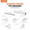 Mini Split Line Set Cover 76.2mm W 3110mm L, PVC Decorative Pipe Line Cover For Air Conditioner with 5 Straight Ducts & Full Components Easy to