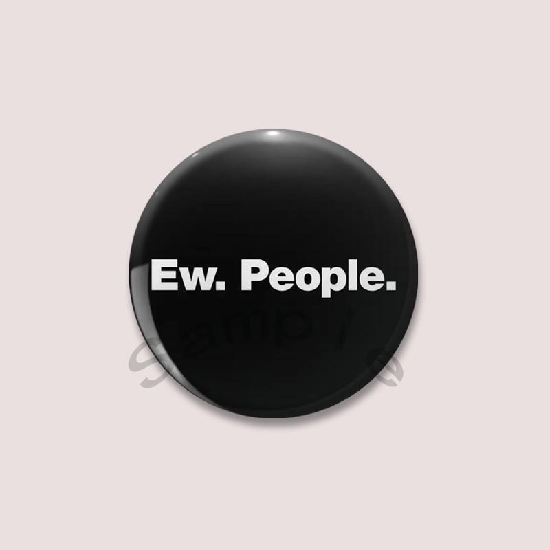 I Love Emo Boys Button Pins Custom Smiley Face Brooch Creative Funny Quotes Badge Clothes Backpack Jewelry Gift for Kids Friends